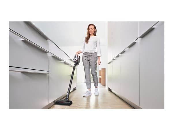 Bosch Series | 8 Unlimited Gen2 BSS825ALL - Støvsuger - pinne/håndholdt (2-i-1) - uten pose - uten kabel - hvit - 1 batteri, inkludert lader