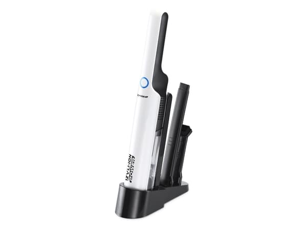 Trisa T0070, Tørr, HEPA, 84 dB, Uten pose, Hvit, 0,22 l