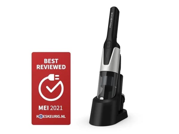 Rowenta XTouch AC9736WO - Dammsugare - handhållen - utan påse - sladdlös - vit / grå