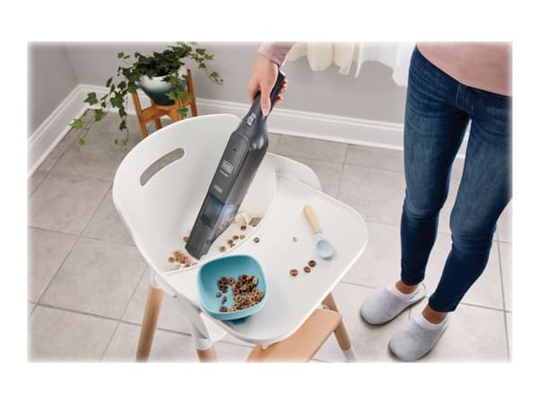 Black &amp; Decker HLVC320B11-QW, kuivausrumpu, suodatus, suodatin, Titanium, 0,2 L, akku