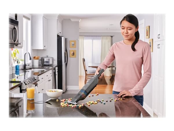 Black &amp; Decker HLVC320B11-QW, kuivausrumpu, suodatus, suodatin, Titanium, 0,2 L, akku Titaani