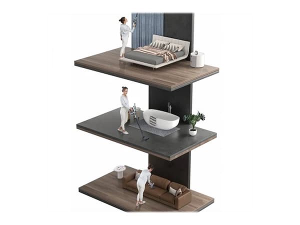 Dreame V12 Pro - Støvsuger - pind/håndholdt (2-i-1) - uden pose - ledningsfri
