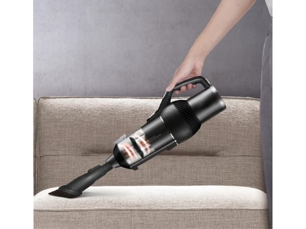 Trisa Quick Clean Prof. T0341, 2-in-1 stick vacuum, Utan påse, Svart, Torr, HEPA, Cyklonisk