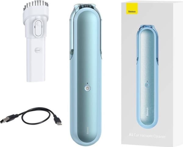 Dammsugare manuell Baseus Dammsugare bil Baseus A1 mini 4000Pa, 30W blå