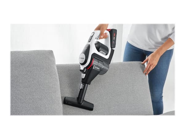 Bosch Serie 8 BBS8214, Kuiva, Pussiton, Valkoinen, 0,4 L, Akku, 65 min