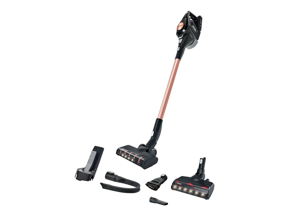 Bosch Unlimited Gen2 Serie | 8 ProParquet BCS8214PRQ - Støvsuger - pind/håndholdt (2-i-1) - uden pose - ledningsfri - sort - 1 batteri, inkluderet op