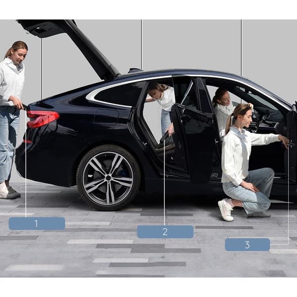 Baseus A3 Trådlös Bildammsugare 135 W 15000 Pa - Silver