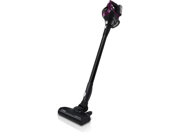Bosch BCS6111P, 2-in-1 stick vacuum, Utan påse, Blåbär, Rektangulär, Torr, 85 dB Blåbär