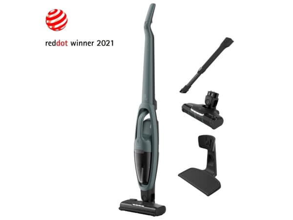 Electrolux ES52C212XN, Skaftdammsugare, Utan påse, Grön, 0,5 l, Torr, Cyklonisk, Tyg, Skum Grön