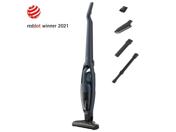 Electrolux ES31C183DB, 2-in-1 stick vacuum, Utan påse, Svart, 0,5 l, Torr, Filtrering