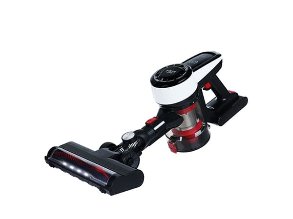 Adler AD 7048, 2-in-1 stick vacuum, Utan påse, Svart, Röd, Vit, Rektangulär, Torr, HEPA