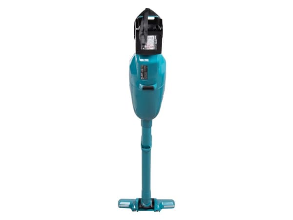 Makita DCL284FZ, 2-i-1 stavstøvsuger, Uten pose, Sort, Turkis, Rektangulær, Tørr, Stoff