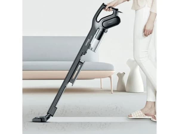 Deerma DX 700s, Skaftdammsugare, Utan påse, Svart, 0,8 l, Akrylnitrilbutadienstyren (ABS), Polykarbonat, Torr Svart