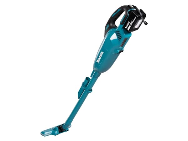 Makita DCL284FZB, 2-i-1 stavstøvsuger, Sort, Teal, Rektangulær, Tørr, 3 år, Mekanisk