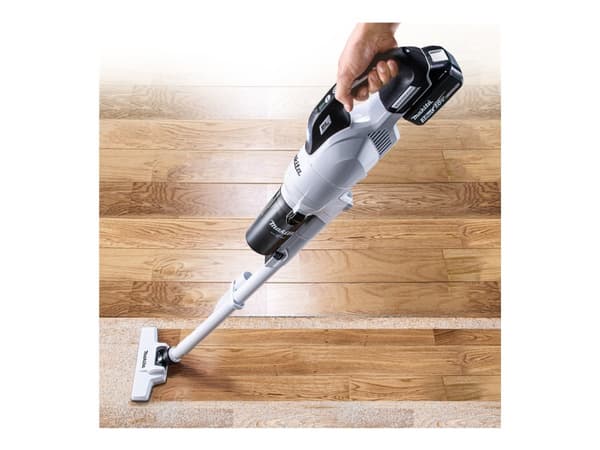 Makita DCL286FZW - Støvsuger - pinne/håndholdt (2-i-1) - uten pose - uten kabel - ingen batteri, ingen lader