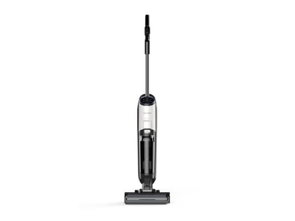 Grundig VCW 6270, Støvsuger med stang, Uten pose, Sort, Hvit, 0,55 l, 0,5 l, Rektangulær