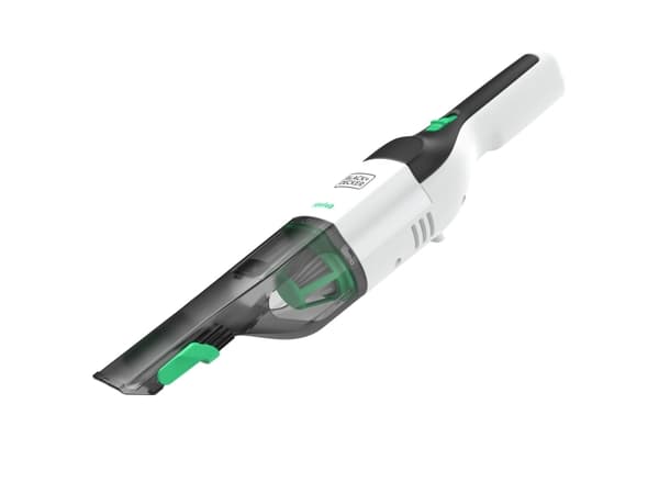 Black & Decker REVHV8C-QW, Kuiva, Pussiton, Musta, Valkoinen, Akku, 11 min, 7,2 V musta, Valkoinen