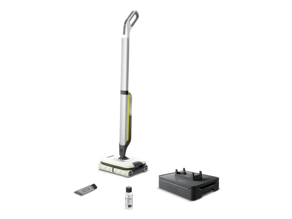 Kärcher FC 7 Cordless - Golvrengörare - spak - sladdlös - vit laddare medföljer
