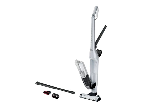 Bosch Serie | 4 Flexxo Gen2 BCH3P2301 - Støvsuger - pinne/håndholdt (2-i-1) - uten pose - uten kabel - polar white metallic Hvit