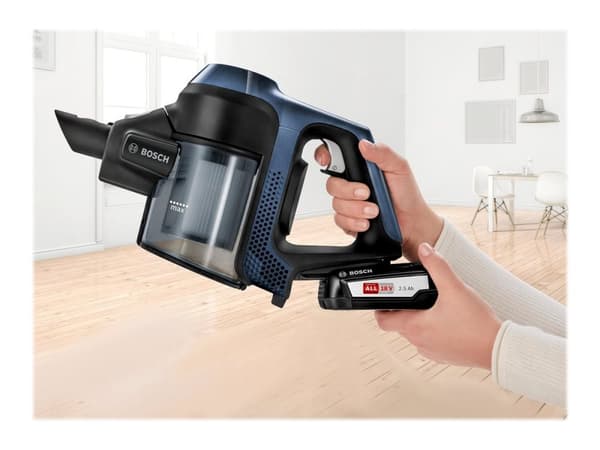 Bosch Unlimited Series | 6 BBS611PCK Stick- och handhållen dammsugare Moonlight Blue