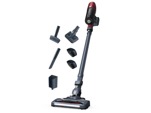 Rowenta X-Pert 6.60 RH6878WO, Pussiton, Punainen, Harmaa, 0,55 L, Suorakulmainen, Kiina, Kuiva Punainen, Harmaa