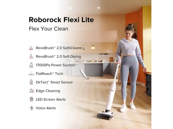 Roborock - Støvsuger - uten pose