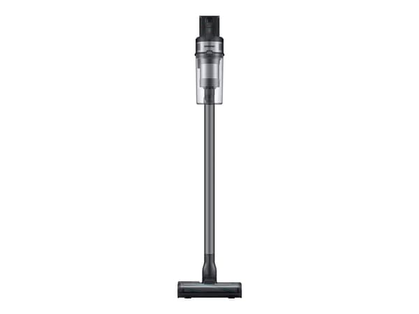 Samsung Jet 75E Pro VS20B75ADR5 - Støvsuger - pinne/håndholdt (2-i-1) - uten pose - uten kabel - sølv - 1 batteri, inkludert lader Sort, Grå