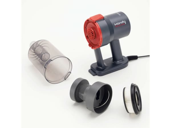 Ariete 2708/00, Elektrisk kvast, Utan påse, Svart, 0,6 l, Gjuten aluminium, Torr