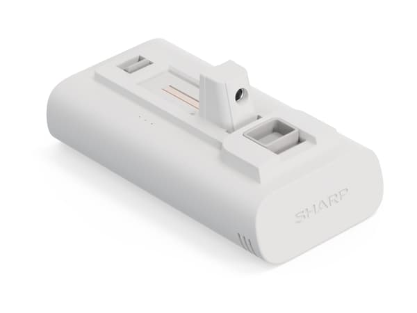 Sharp Dual Power Comfort VC-SV12AEU-W - Dammsugare - skaft/handhållen (2-i-1) - utan påse - 150 W - sladdlös - vit - 2 batterier, laddare medföljer