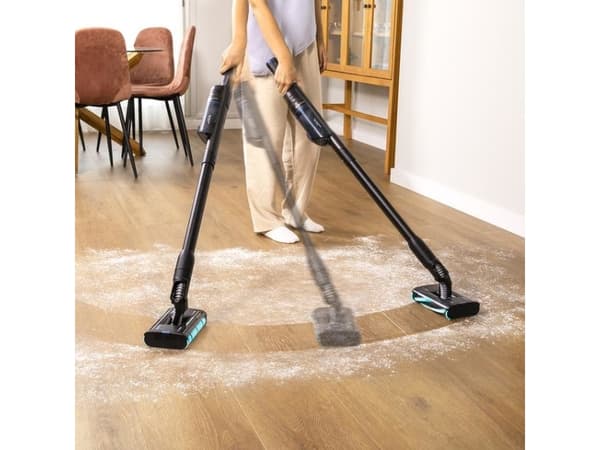 Cecotec 08399, 2-in-1 stick vacuum, Utan påse, Svart, Torr, Mekanisk, Batteri