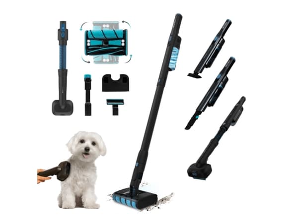 Cecotec 08399, 2-in-1 stick vacuum, Utan påse, Svart, Torr, Mekanisk, Batteri Svart