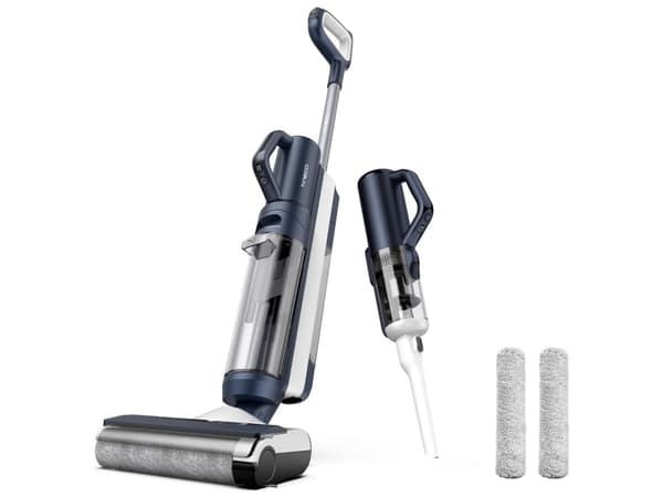 Tineco FLOOR ONE S5 Combo Plus - Støvsuger - pinne/håndholdt (2-i-1) - uten pose - uten kabel - blå inkludert lader