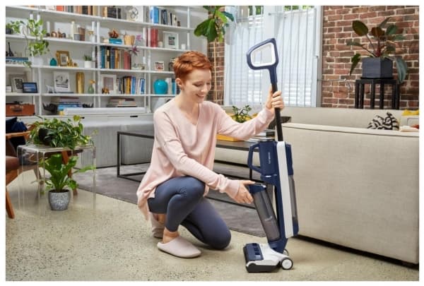 Tineco FLOOR ONE S5 Combo Plus - Støvsuger - pinne/håndholdt (2-i-1) - uten pose - uten kabel - blå inkludert lader