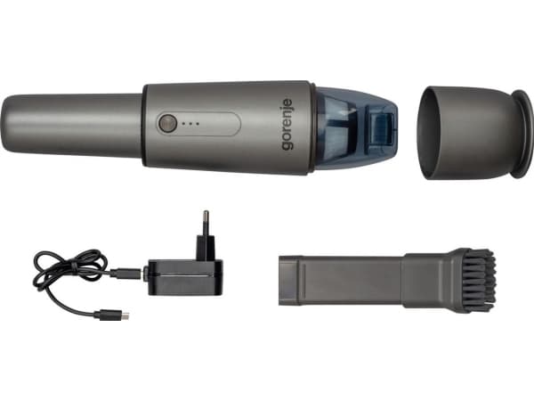 Gorenje MVC72HGA - Støvsuger - håndholdt - uten pose - 70 W - uten kabel - antrasitt - 1 batteri, inkludert lader