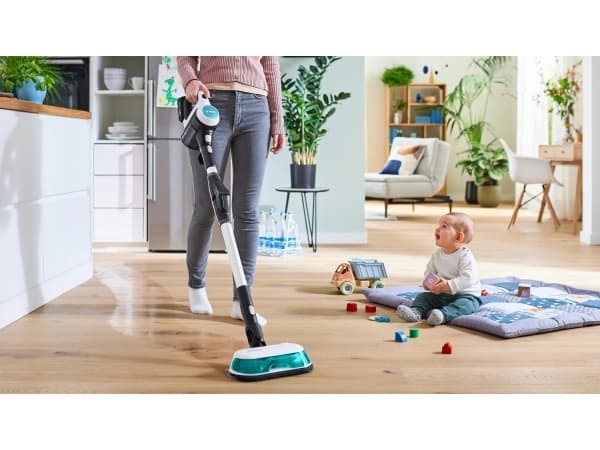 Bosch BCS71HYG4, Stick pölynimuri, pussiton, musta, valkoinen, 0,3 L, kuiva & märkä, HEPA
