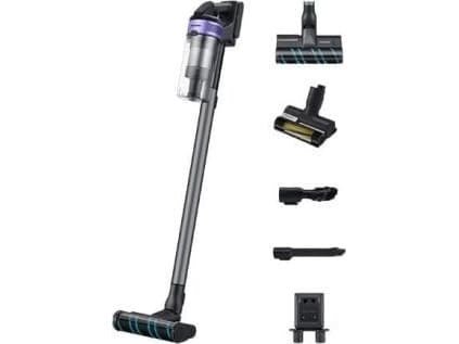 Samsung VS20B75AER4, 2-i-1 stavstøvsuger, Uten pose, Teal, Fiolett, Tørr, Multi-syklonisk, LED