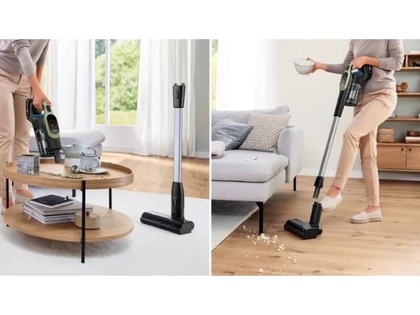 Bosch BBS921TBA stick vacuum/electric broom Battery Dry HEPA Bagless 0.4 L Green 3 Ah Grön