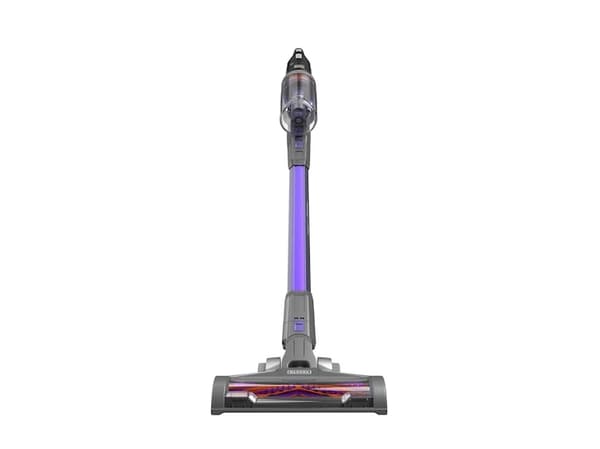 Black & Decker BDPSE1815P-QW, 2-i-1 stangstøvsuger, Poseløs, Lilla, 0,65 L, Dry, Batteri