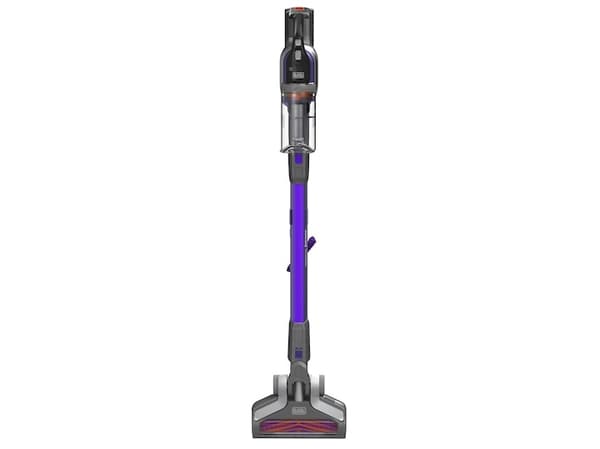Black & Decker BDPSE1815P-QW, 2-i-1 stangstøvsuger, Poseløs, Lilla, 0,65 L, Dry, Batteri