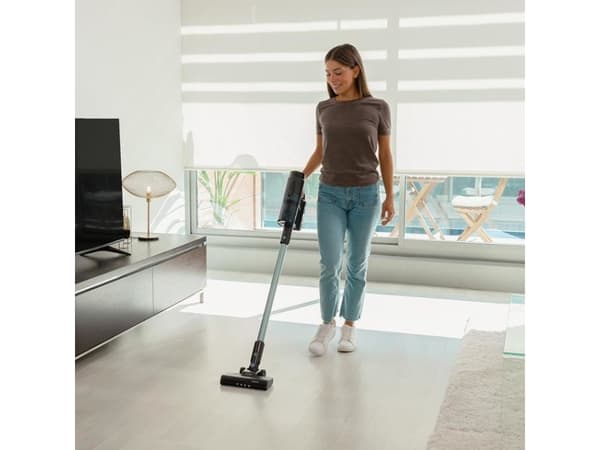 Cecotec 08422, 2-i-1 stavstøvsuger, Uten pose, Sort, Rektangulær, Tørr, Syklonisk