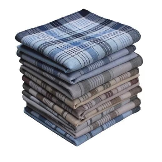 Nästuk 10-pack Herrnästuk 100% bomull Nästukset 38 cm x 38 cm