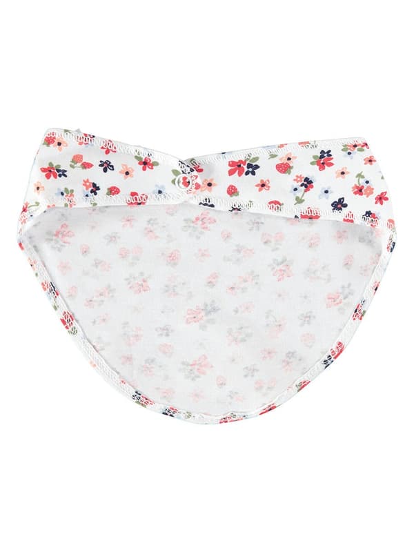 Babysjal med blommigt mönster, vit Kanz