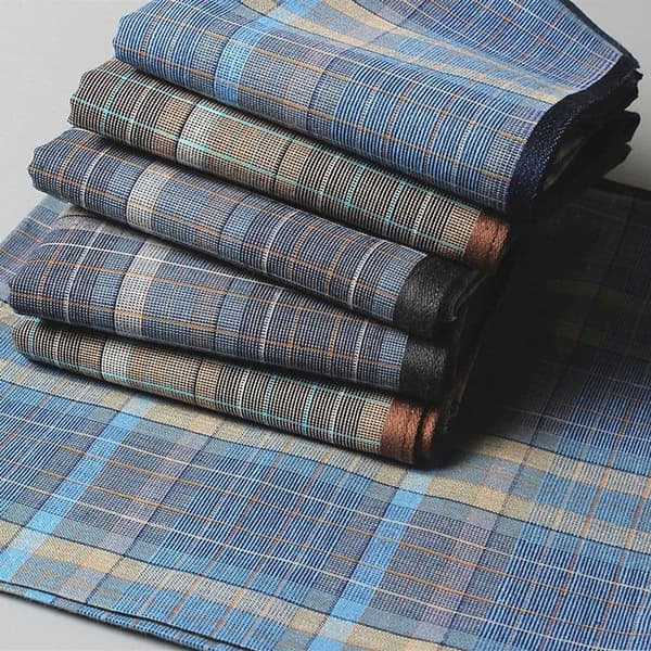 Lollanda 6-pack miesten nenäliina – 100% puuvillainen miesten nenäliinasetti 40×40 cm, uudelleenkäytettävät nenäliinat miehille