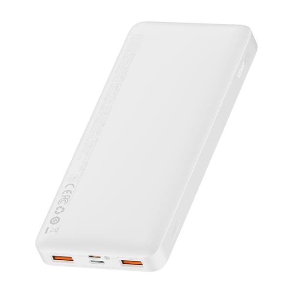 Baseus Powerbank 10000 mAh 20W Bipow + Micro-USB Kabel - Vit