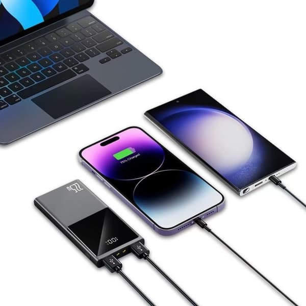 Tech-Protect Power Bank 10000 mAh - Grå