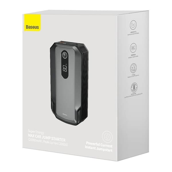 Baseus Starthjälp Powerbank 20000 mAh Med Crocodile Clips