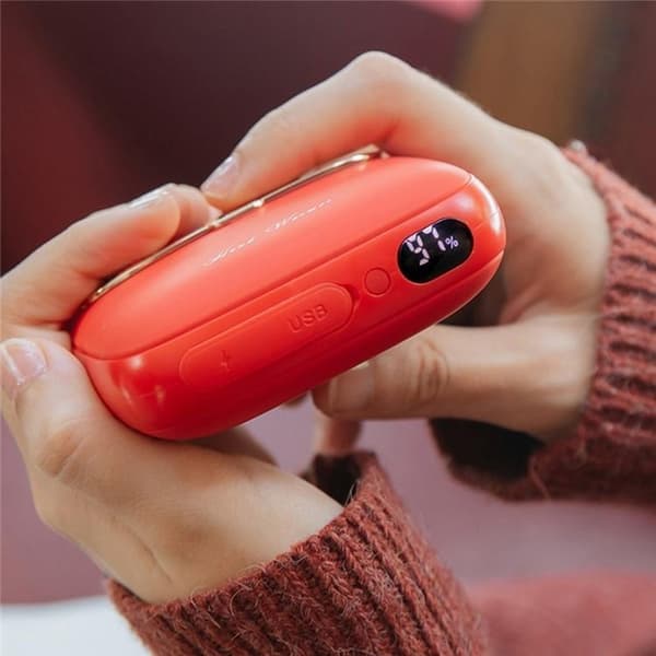 Powerbank 10000mAh QW-N218 Mini Kvinnor Handväska - Vit