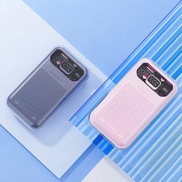 Acefast Powerbank 20000mAh 30W Sparkling Series M2 - Grön