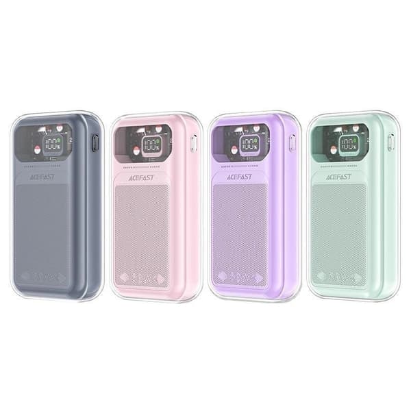 Acefast Powerbank 20000mAh 30W Sparkling Series M2 - Grön