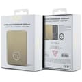 Miniatyrbild 5 av 5: Guess Magsafe Powerbank 5000mAh 15W 4G Strassed Metal Logo - Guld